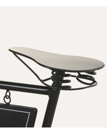 Portamacetas Bicicleta de Flores de Metal