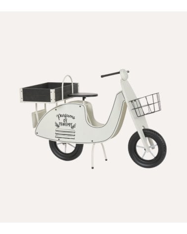 Portamacetas Scooter Primaveral de Metal