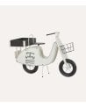 Portamacetas Scooter Primaveral de Metal