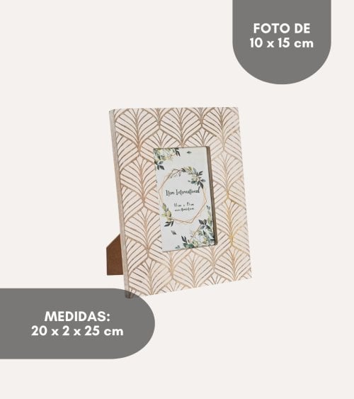 Marco de Fotos Palmas de Madera de Mango