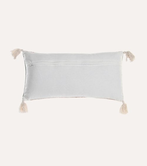 Cojín Rectangular Persa Estilo Vintage de Algodón y Poliéster