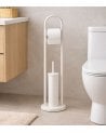 Portarrollos de Baño Arco Natura con Escobillero de Metal