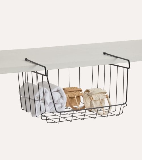 Cesta de Almacenaje Colgante Spacy de Acero