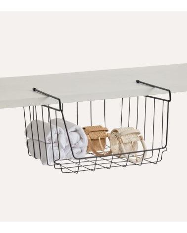 Cesta de Almacenaje Colgante Spacy de Acero
