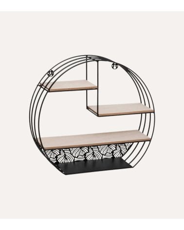 Estante de Pared Mirna Madera y Metal