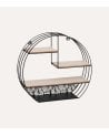 Estante de Pared Mirna Madera y Metal