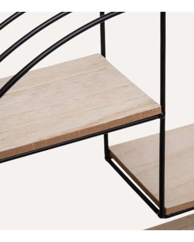 Estante de Pared Mirna Madera y Metal