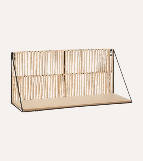 Estante de Pared Sofia de Cuerda y Metal