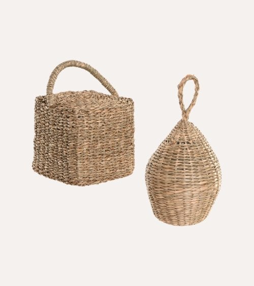 Tope de Puerta Tropical de Fibra Tejida