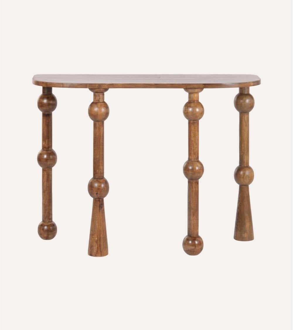 Consola Bubble de Madera de Mango