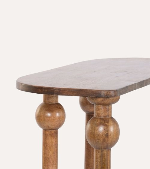 Consola Bubble de Madera de Mango