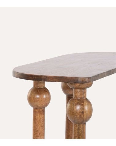 Consola Bubble de Madera de Mango