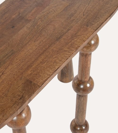 Consola Bubble de Madera de Mango