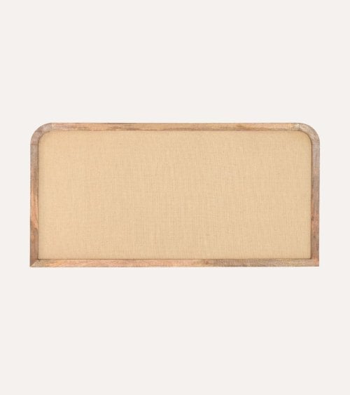 Cabecero Natura de Madera de Mango y Yute