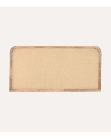 Cabecero Natura de Madera de Mango y Yute