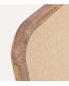 Cabecero Natura de Madera de Mango y Yute