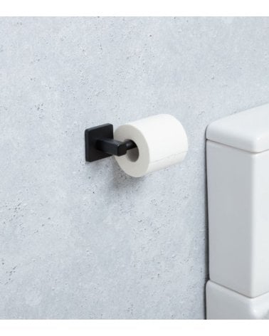 Portarrollos para Baño Nero de Acero Inoxidable