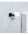 Portarrollos para Baño Nero de Acero Inoxidable