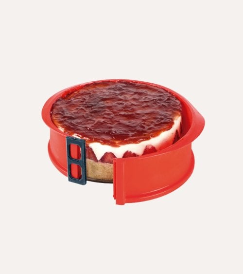 Molde Desmontable Strawberry de Silicona y Base de Cristal