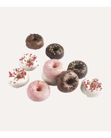 Molde para Donuts Strawberry con 7 Cavidades de Silicona