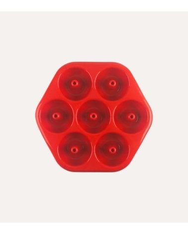 Molde para Donuts Strawberry con 7 Cavidades de Silicona