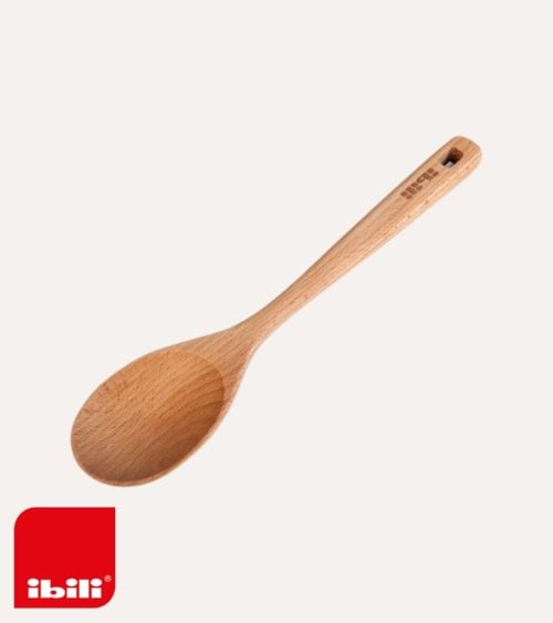 Cuchara de Cocina con Revestimiento de Aceite de Madera de Haya