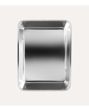 Fuente para Horno Rectangular Food de Acero Inoxidable 18/10