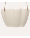 Maceta Colgante Wild Romance de Ceramica Blanca