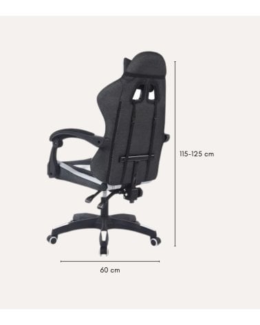 Silla de Oficina Gamer Master con Cojín Lumbar y Cervical