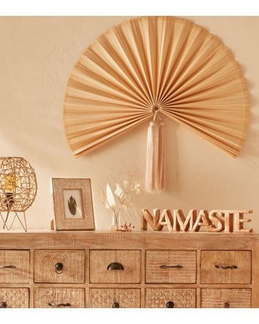 Figura Decorativa de Madera Namaste-2