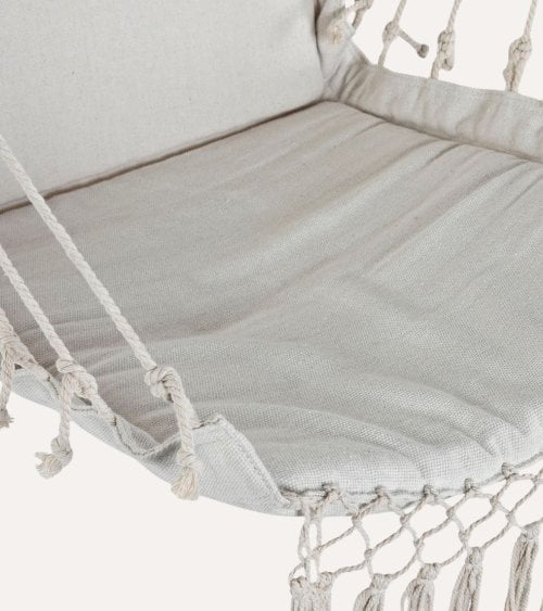 Silla Colgante Calm de Algodón y Madera de Abeto