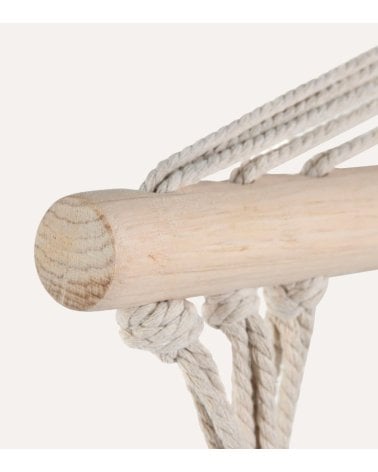 Silla Colgante Calm de Algodón y Madera de Abeto