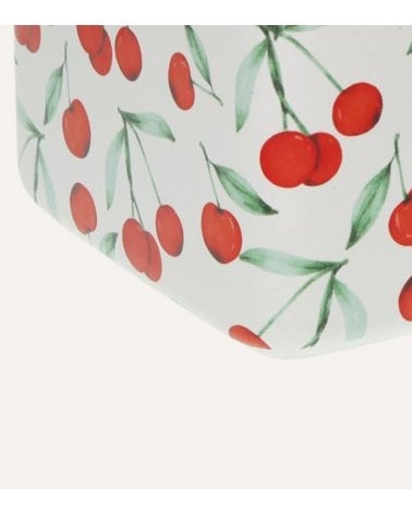 Dispensador de Jabón Cerezas con Estropajero de Cerámica