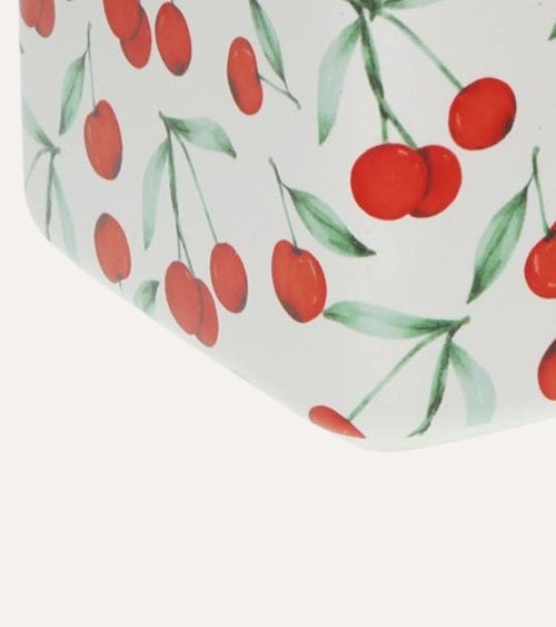 Salero Cerezas de Cerámica y Madera