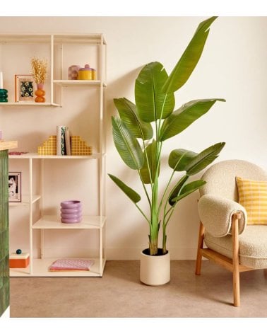 Platanero Decorativo Lora con 3 Troncos de Plástico