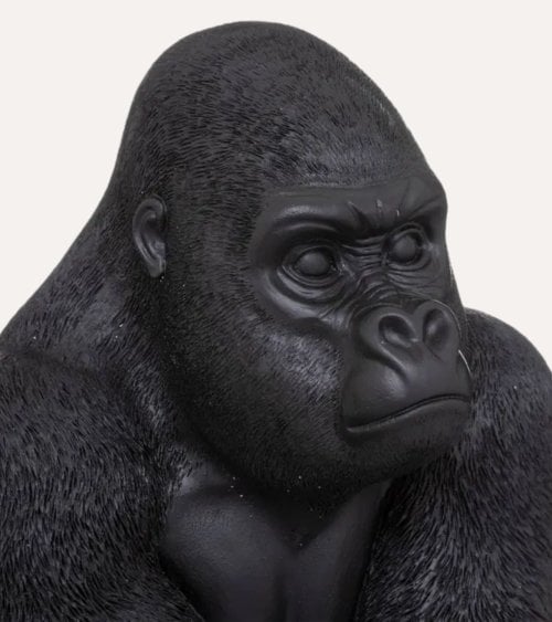 Figura Decorativa Gorila para Exterior Loan de Poliresina