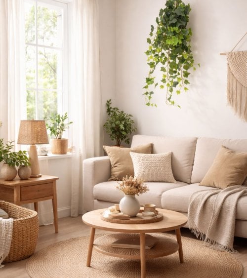 Planta Colgante Decorativa Hiedra Tria