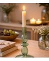 Candelabro con Burbujas de Cristal