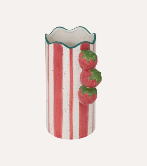 Jarrón Fruity Fresa de Dolomita