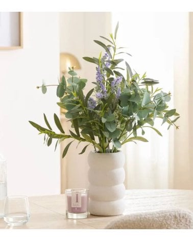 Planta decorativa de Eucalipto y Lavanda Uda