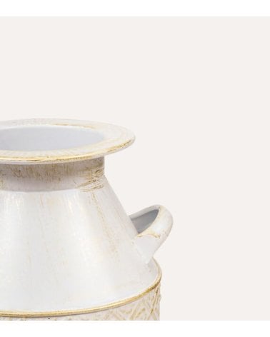 Jarrón Tino estilo Lechera de Hojalata