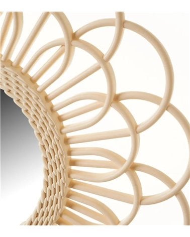 Espejo de Pared con Marco de Plástico