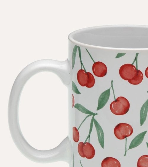 Taza para Infusiones Cerezas de Gres