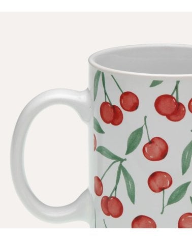 Taza para Infusiones Cerezas de Gres