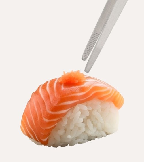 Pinza para Emplatar Sushi de Acero