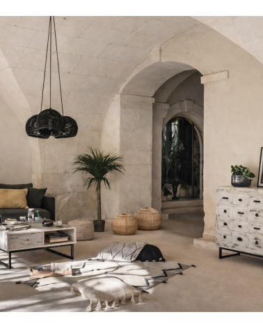 Palmera Yuca Tropical Decorativa con Maceta de Acero