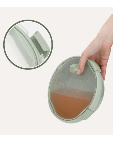 Fiambrera Redonda To Go con Cubiertos