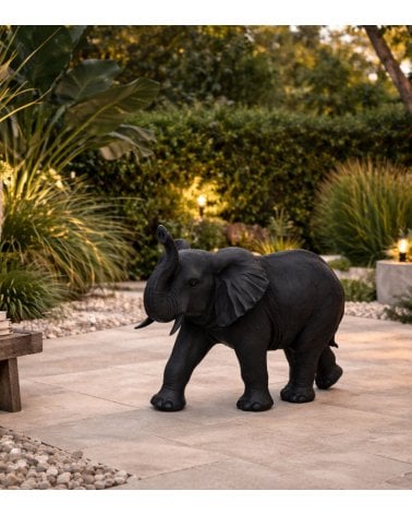 Elefante Decorativo Alban para Exterior de Poliresina