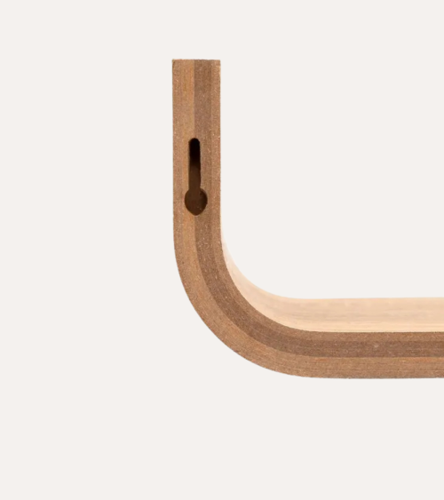 Estante de Pared Curvo Fixy de MDF
