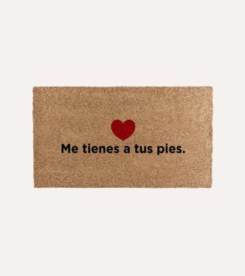 Felpudo A Tus Pies de Fibra de Coco y Goma
